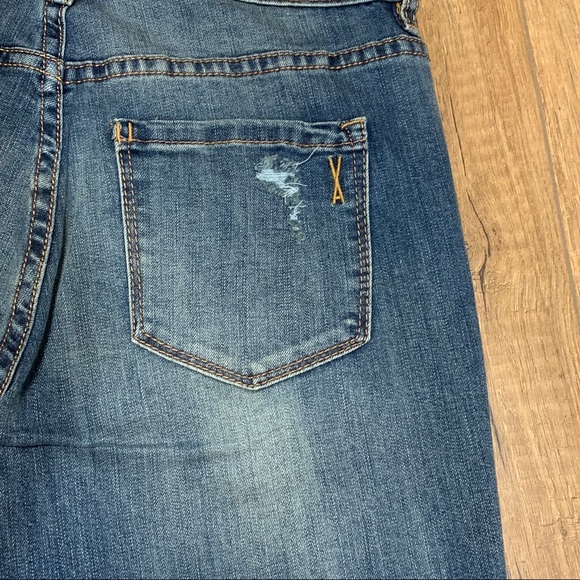 VA Button Fly Ripped Bestie Distress Jeans 2 26x28 - Picture 8 of 8